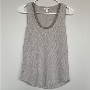 J. Crew Gray Sleeveless Tank Top
